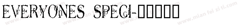 Everyones speci字体转换